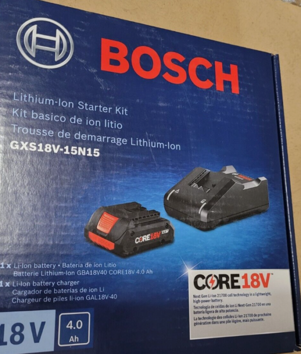 Bosch Core 18V 4Ah con cargador GXS18V-15N15